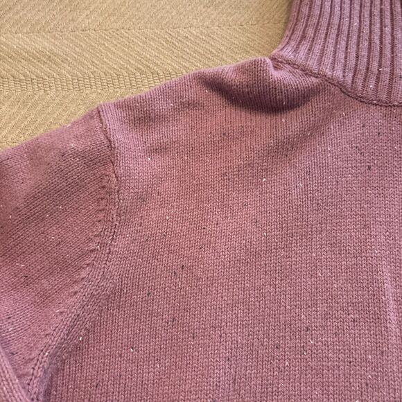 The North Face Sweater Womens XL Mesa Rose Wool Blend Crestview 1/4 Zip Pullover - Picture 4 of 10